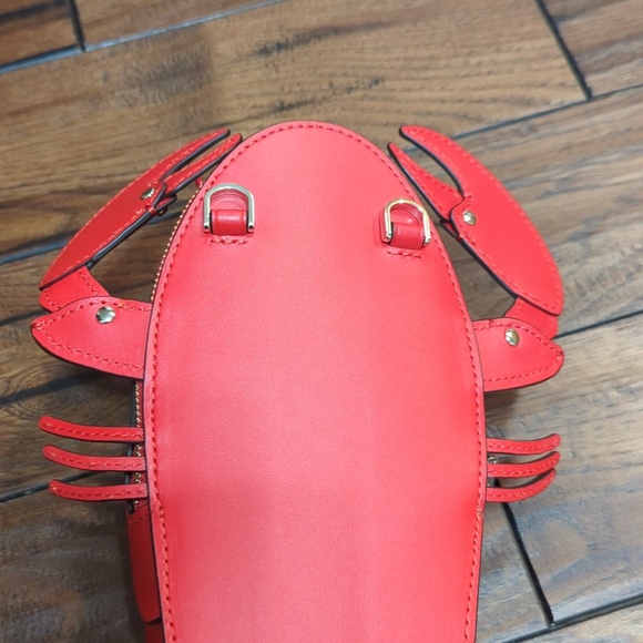 Kate Spade Novelty Red Lobster Bag Shore Thing Crossbody Bag - Picture 3 of 16